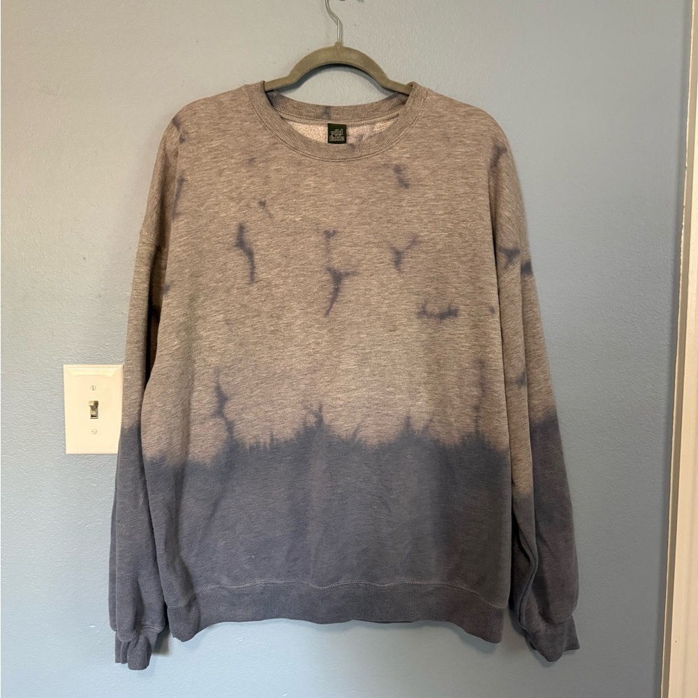 Wildfable tiedye blue sweater men’s large